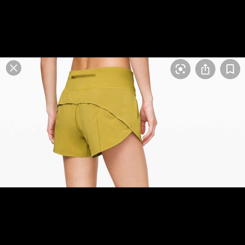 Lululemon speed it up shorts